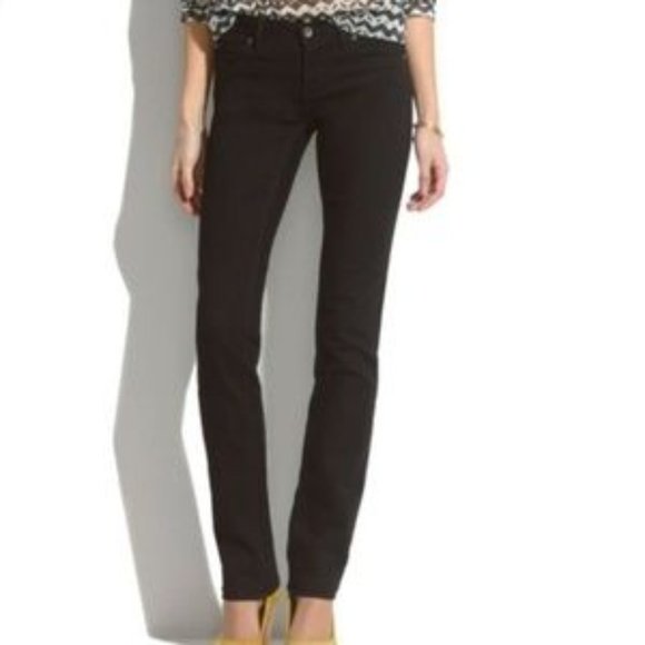 Madewell Denim - MADEWELL Black Rail Straight Leg Jeans sz 26x34